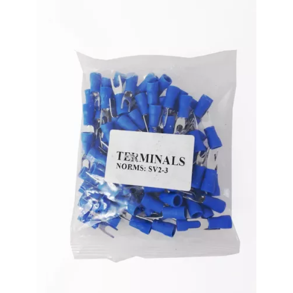 TERMINALES HORQUILLA AZUL
