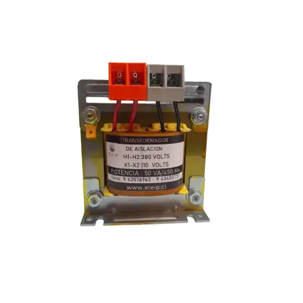 TRANSFORMADOR BIFASICO 380 VOLTS A 110 VOLTS 50 VA