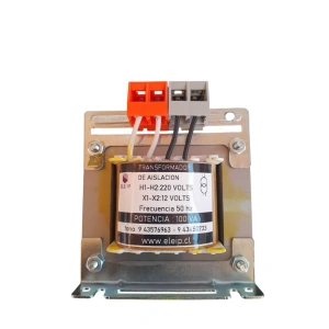 TRANSFORMADOR MONO 220/12/8A 100 VA
