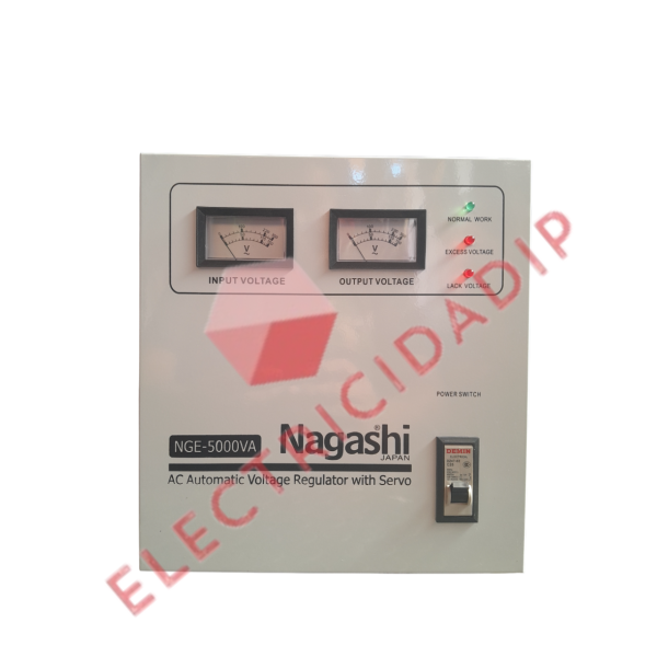 ESTABILIZADOR DE VOLTAJE 5000 VA NAGASHI (JAPAN)