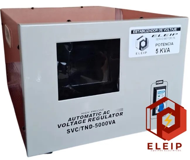 ESTABILIZADOR DE VOLTAJE SERVO 5000 VA ELEIP