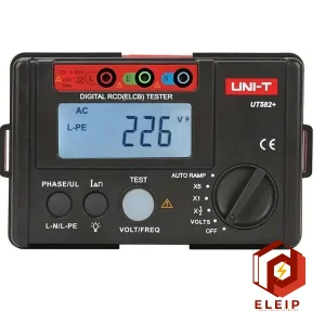Probador de Interruptor Protección Contra Fugas UT582+