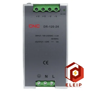 Fuente De Poder A Riel Din 24 VDC 5 A - Cnc