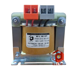 TRANSFORMADOR BIFASICO 380 VOLTS A 110 VOLTS 100 VA